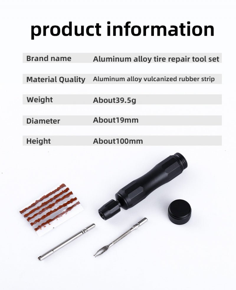 Portable Aluminum Alloy Tire Repaire Kit for Road&Mountain Bikes - Akytt.com