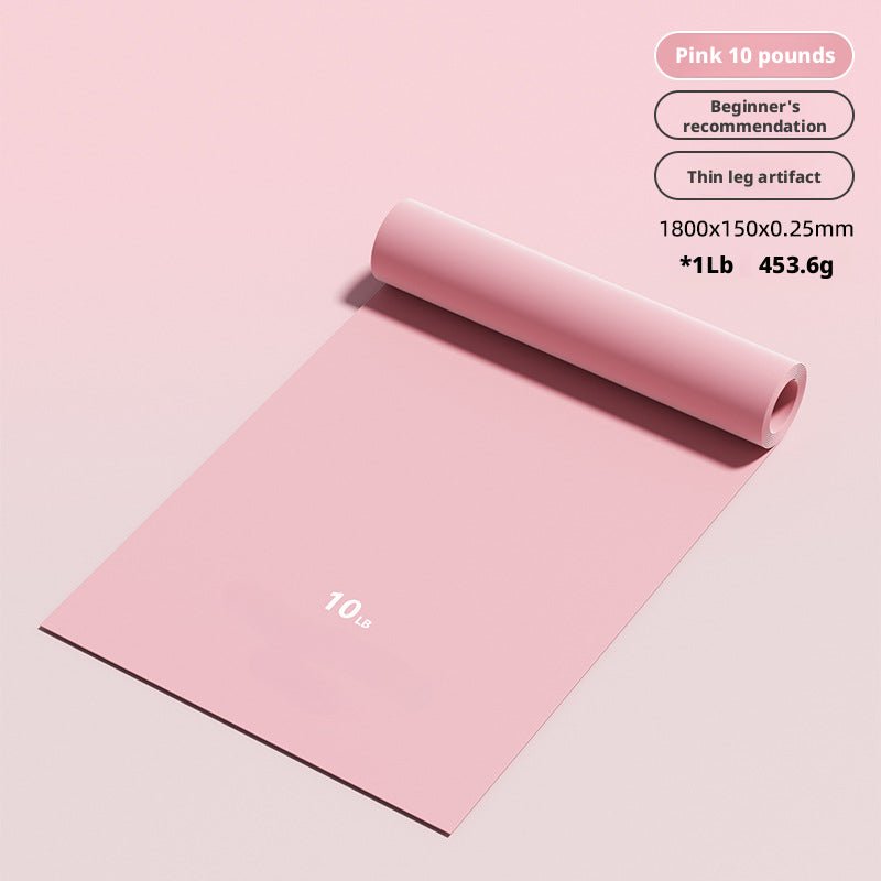 Premium Natural Latex Resistance Bands Set – 10/15/20/25 lbs for Home Workout, Yoga, Glute Training - Akytt.com