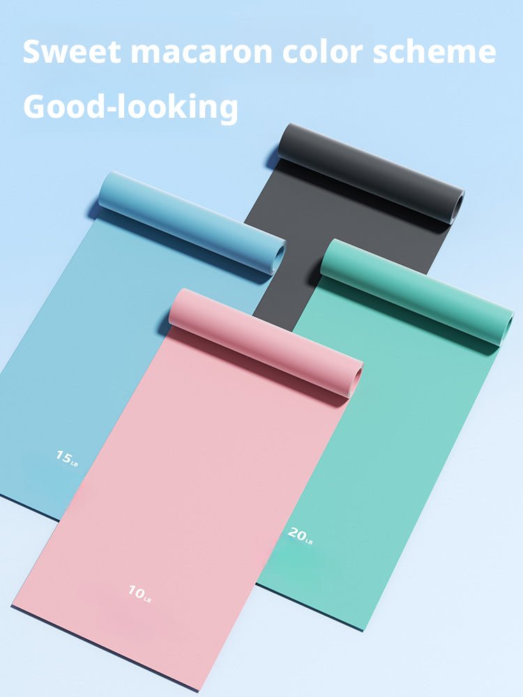 Premium Natural Latex Resistance Bands Set – 10/15/20/25 lbs for Home Workout, Yoga, Glute Training - Akytt.com