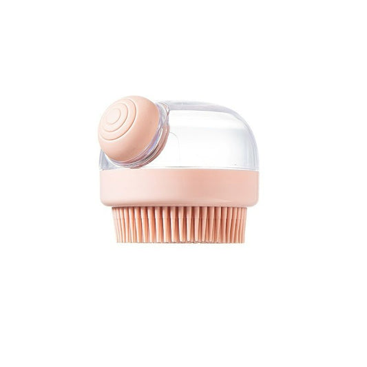 Silicone Scalp Massage Brush - Deep Cleansing Shower Brush for Hair Growth & Relaxation (Khaki/Gray) - Akytt.com