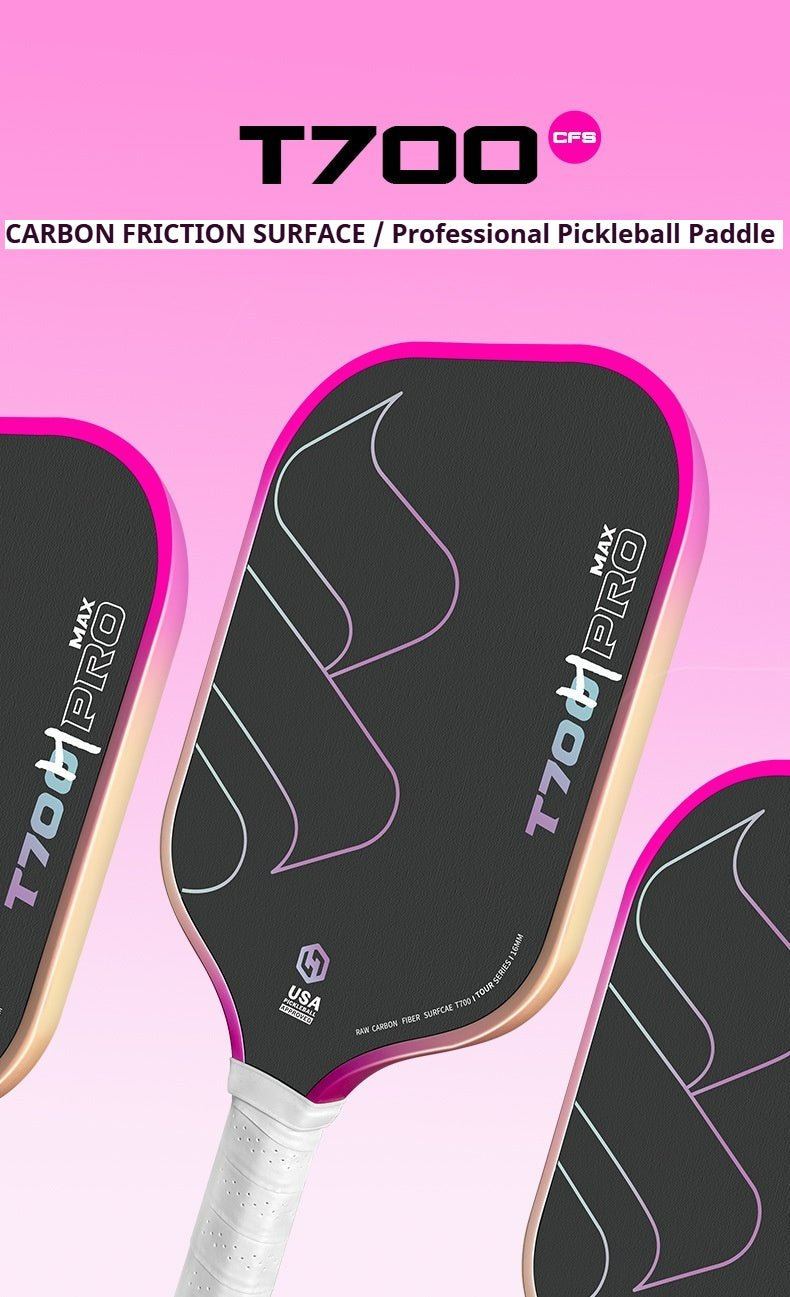 T700 Carbon Fiber Pickleball Paddle Set Mute Design Perfect for Training - Akytt.com