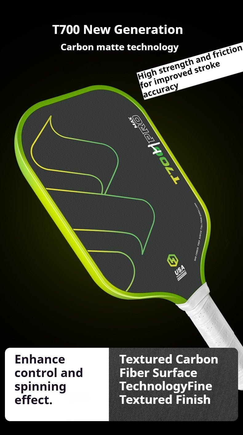 T700 Carbon Fiber Pickleball Paddle Set Mute Design Perfect for Training - Akytt.com